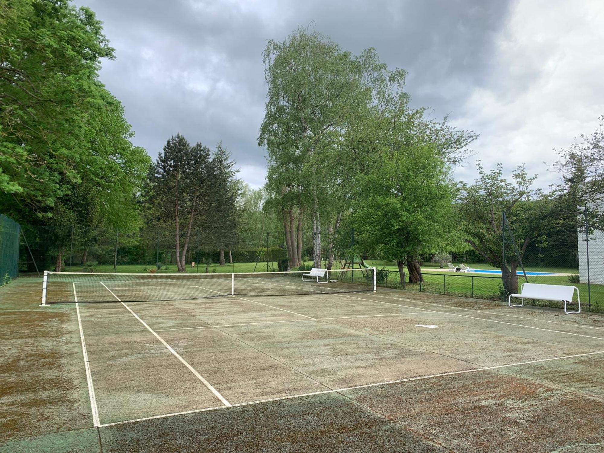 Appartement Familial Au Bord De La Marne, Jardin Tropical , Piscine, Tennis, Terrasse, Parking Gratuit Proche Disneyland Isles-lès-Villenoy Buitenkant foto